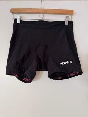 Coeur Black Women's Bike Cycling Shorts Small Triathlon